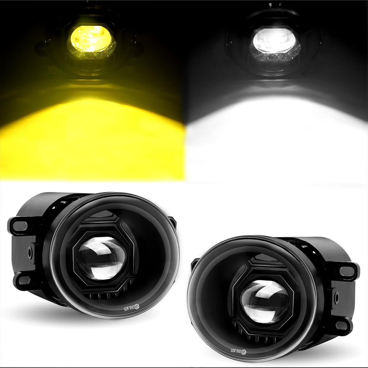 Suitable for Toyota 3.5inch Two-Color Fog Lights Tacoma Tundra Speedmaster Camry Highlander Lexus Fog Lights