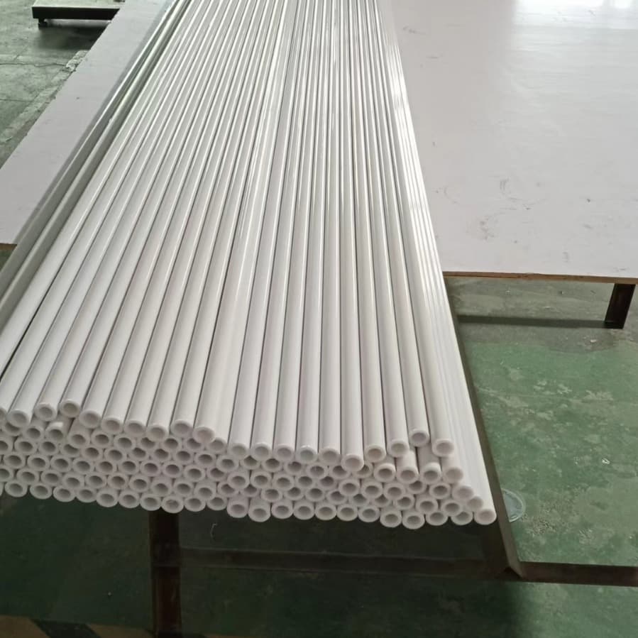 PC White Hollow Tube Polycarbonate Tube Plastic Tube Hard Tube PC Plastic Tube Round Tube Packaging Tube Cylinder