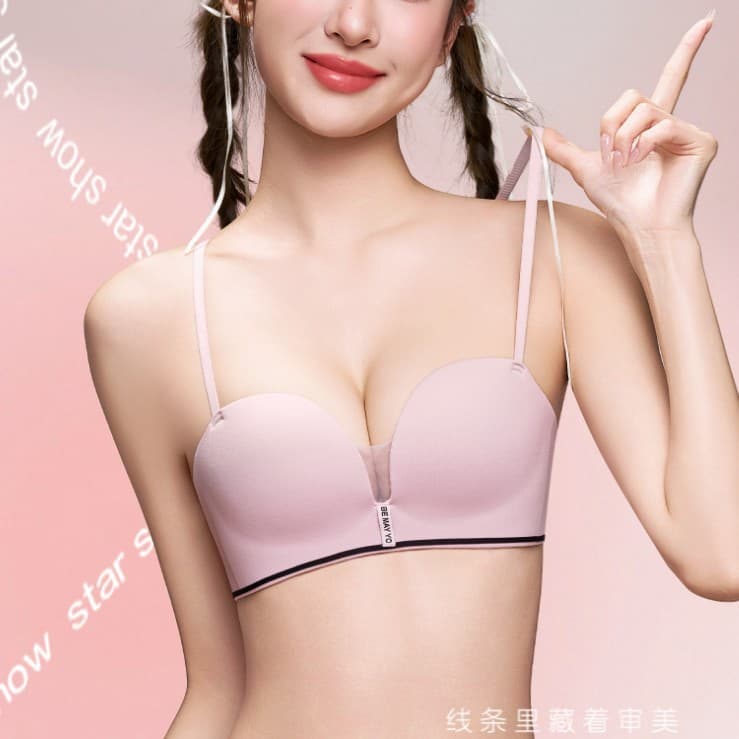 Original New Summer Seamless Comfort Push-Up Enhancer Bra, Sexy Nude Feel Bra, Side Fat Control, Anti-Sagging Bra