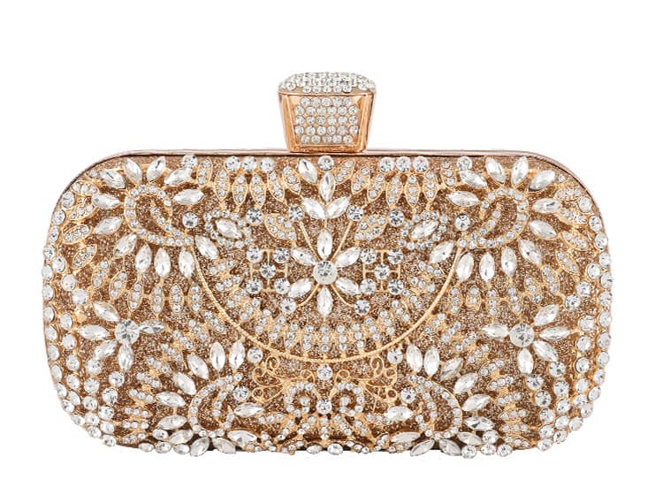 2022 New European and American Women's Handbag, Rhinestone Evening Clutch, Formal Dress Party Bag, Clutch Purse, Light Luxury