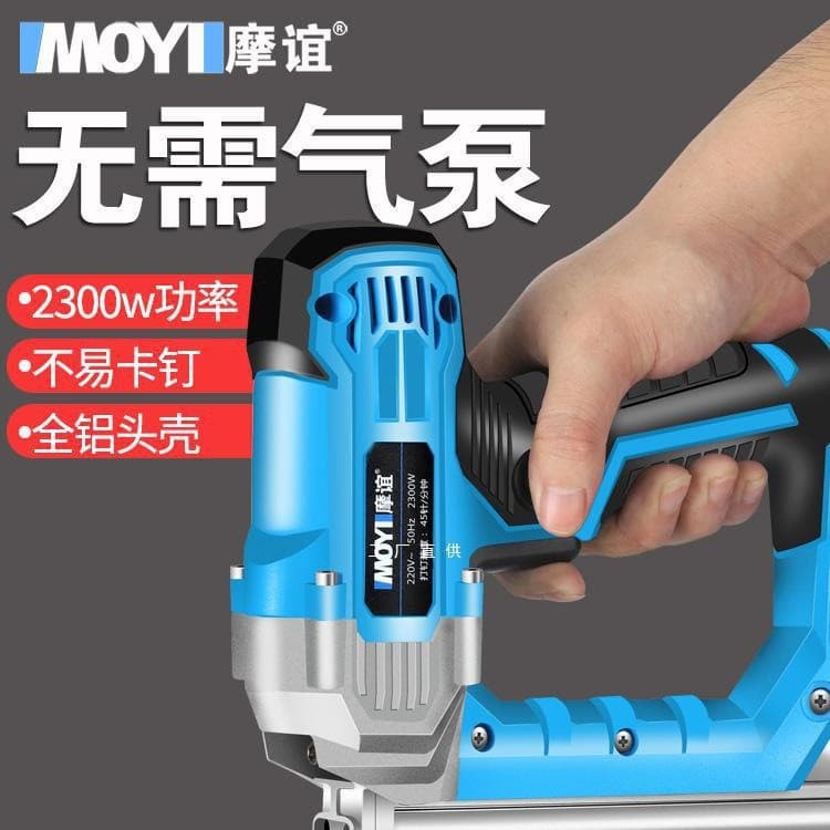 Nail Gun Woodworking Staple Gun Nailer Pneumatic Nail Gun Electric F30 Straight Nail Gun Steel Row Nail Air Tool