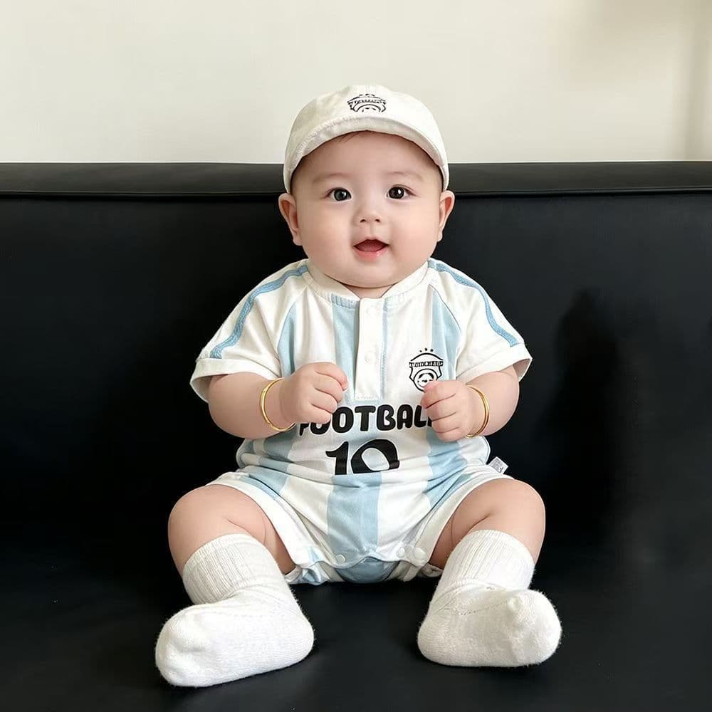 Baby Summer Boys Clothes, Short Sleeve Small Age Outfit, Going Out Wear, Summer Infant Sportswear Romper