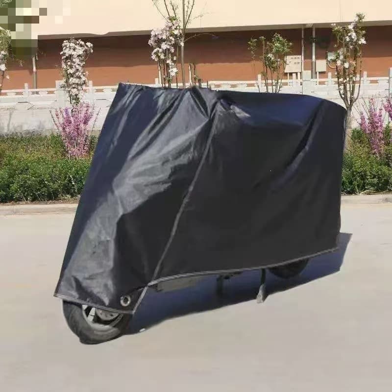 Thickened Dustproof Car Cover for Electric Vehicles, Motorcycle Sunshade Cover, Battery Bike Rain and UV Protection Cover