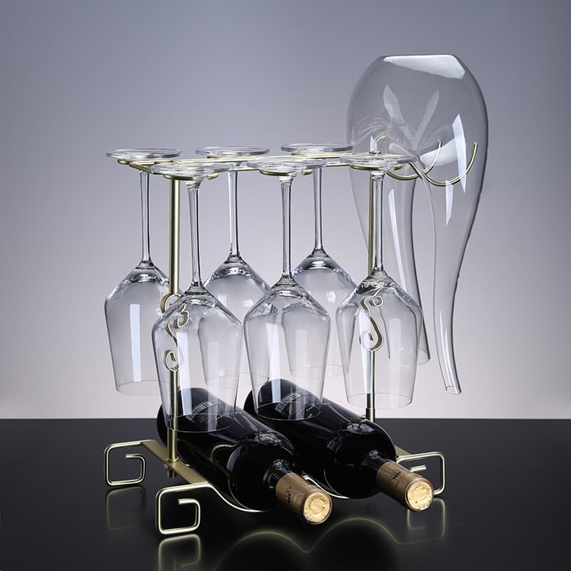 European Creative Wine Glass Hanger Home Hanging Highball Decanter Display Decor Piece
