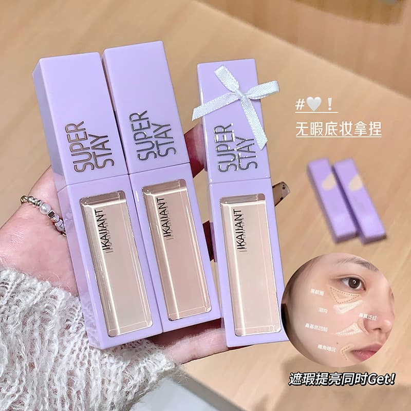 Kelandai Clear Correct Concealer Brightening Concealer for Dark Circles and Acne Scars Salmon Color Corrector Flawless Base Makeup