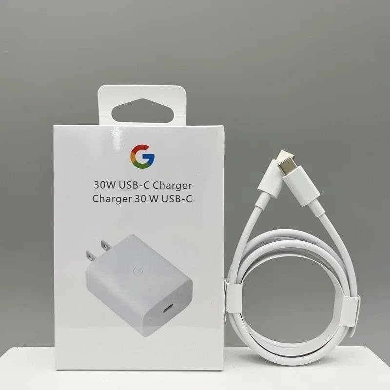 Compatible with Google 30W Fast Charger for Pixel 6 7 Pro, 30W US Plug UK Plug USB-C