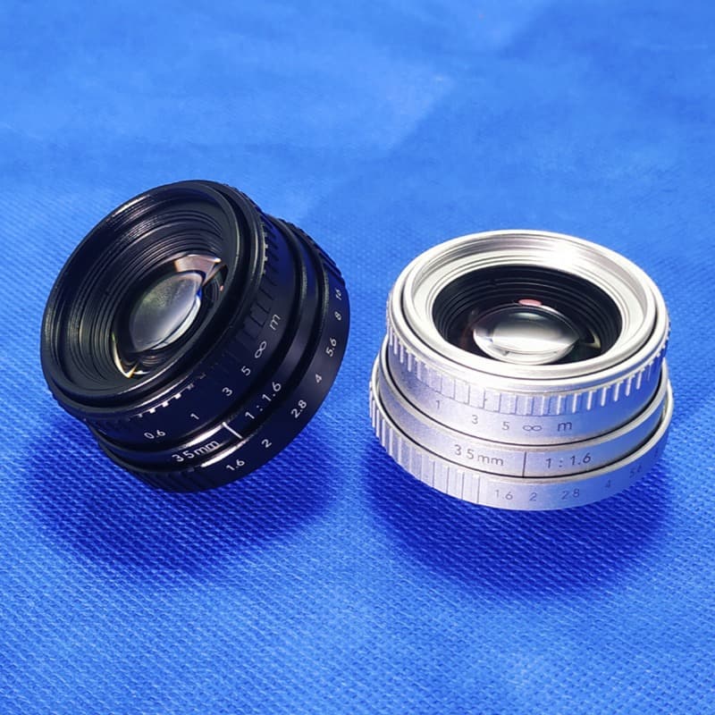 35mm F1.6 Fixed Lens with Large Aperture for Background Blur, APS-C Format, Compatible with Canon and Sony Cameras