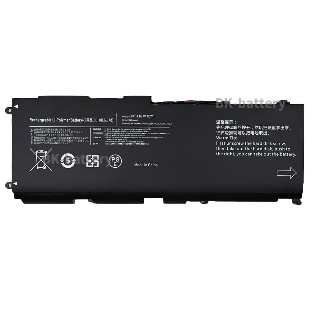 Neutral applicable Samsung AA-PBZN8NP NP700Z5A 700Z5B 700Z5C laptop battery