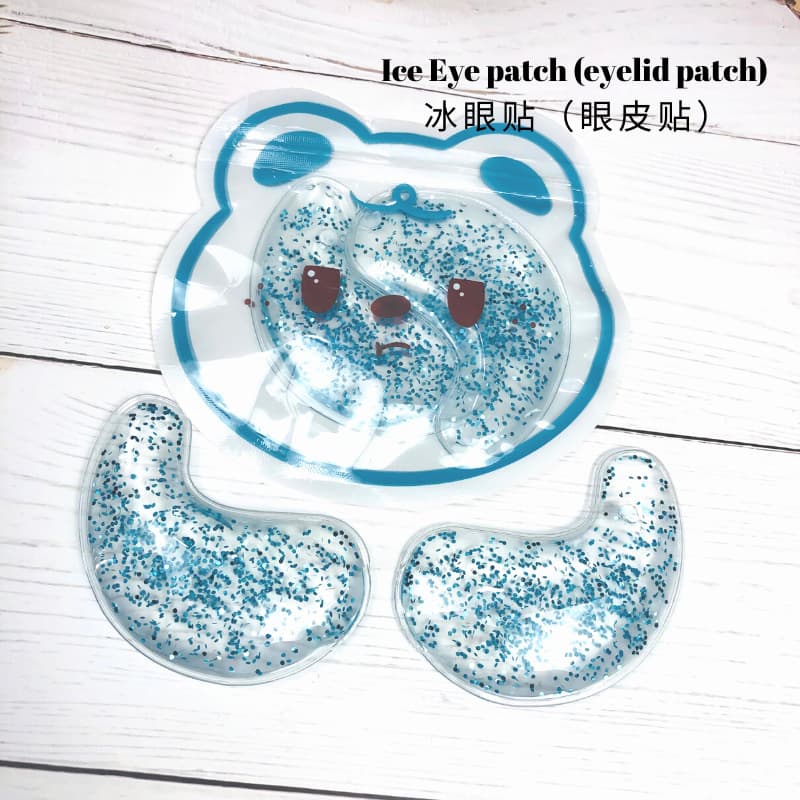 Factory direct sales of PVC gel cooling eye masks, a summer bestseller, featuring refreshing fruit-infused cooling patches for icing and cooling down.