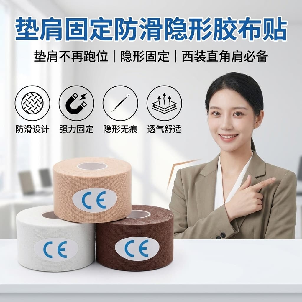 Cotton Fabric Tape Collar Liner for Shirt Collar, Hat Sweat Absorbent Anti-Soil Sticker, Disposable Hat Brim Anti-Soil Sticker, Anti-Soil Collar Liner