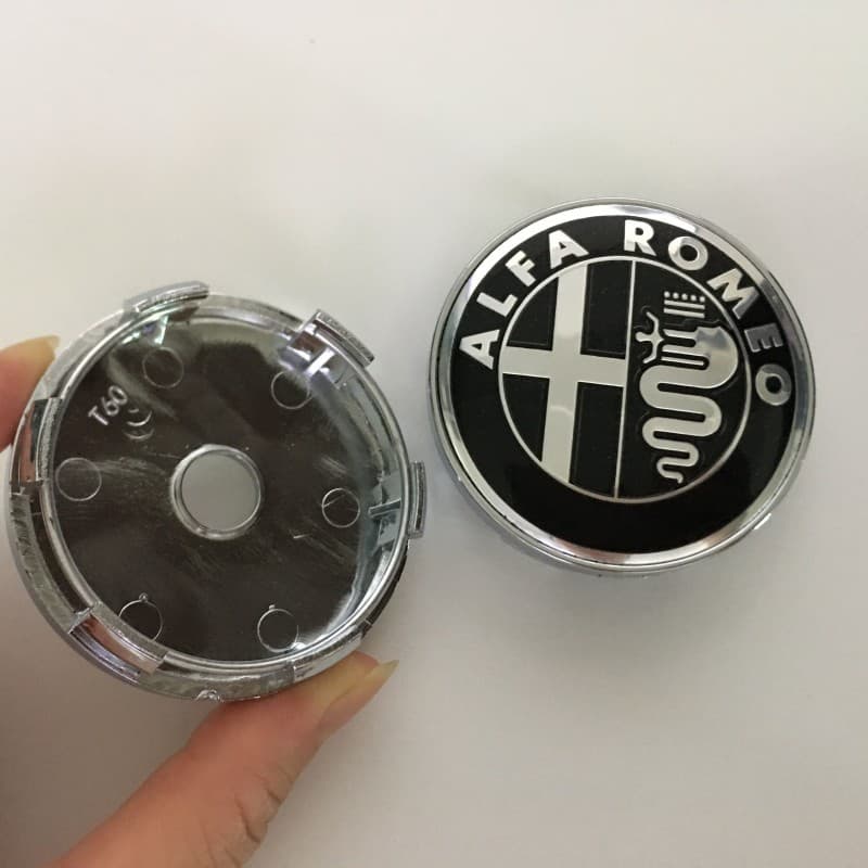 Suitable for Alpha wheel hub cover 60MM Alfa Romeo wheel hub center cover red wheel hub cover logo