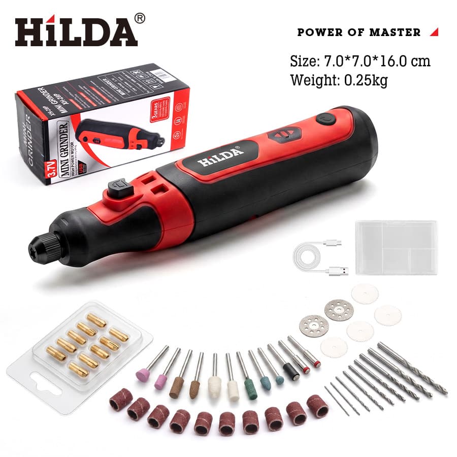 Multifunctional lithium battery 3.7V electric grinding small mini polishing pen cross-border handmade full set of small electric drill electric engraving pen
