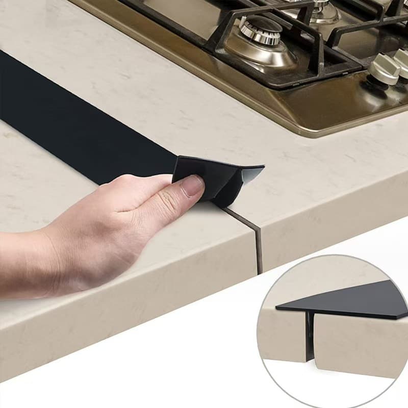 [Cross-Border Hot Seller] New T-Shaped High-Temperature Resistant Stove Gap Strip, Silicone Filling Strip, and Sealing Strip for Water Blocking