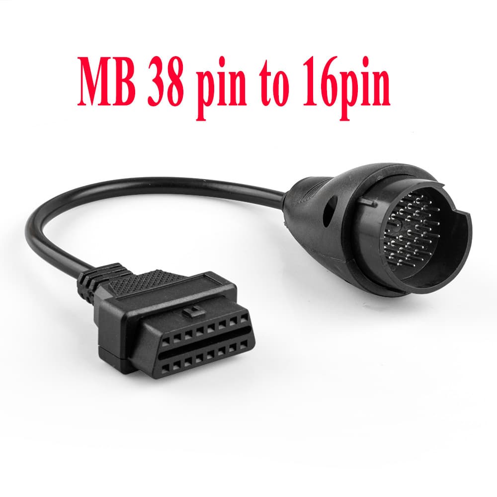 Mercedes 38PIN/14Pin Sprinter to OBD2 16PIN Cable OBD Adapter Cable