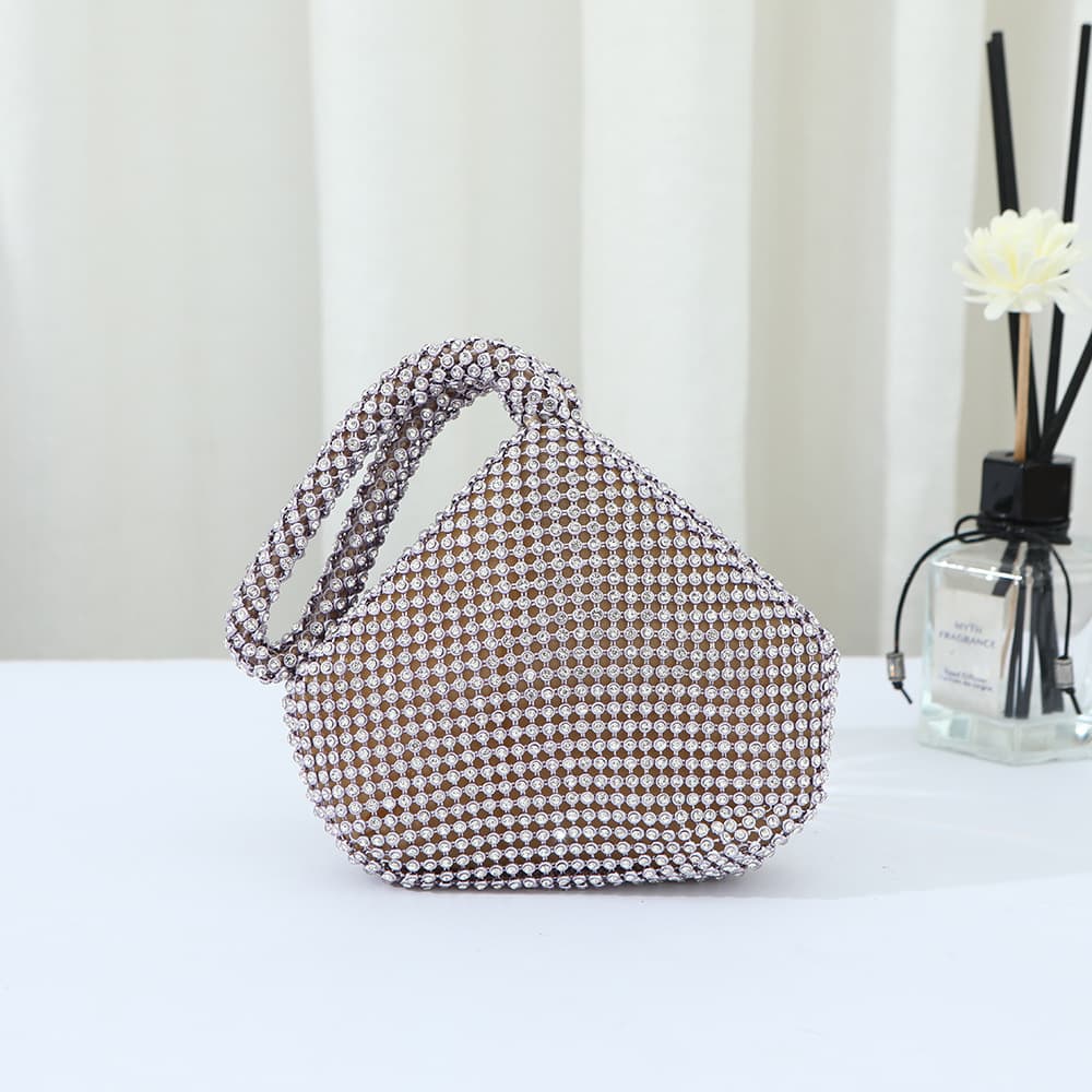 Hot-selling Premium Women's Bag, Rhinestone-Embellished Fashion Handbag, Versatile Top Handle Bag for Evening Parties