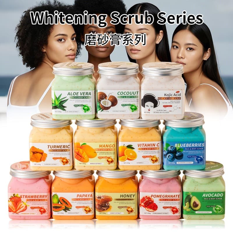 Foreign Trade Cross-Border Exclusive Body Scrub for Exfoliation, Deep Cleansing, and Removing Keratosis Pilaris