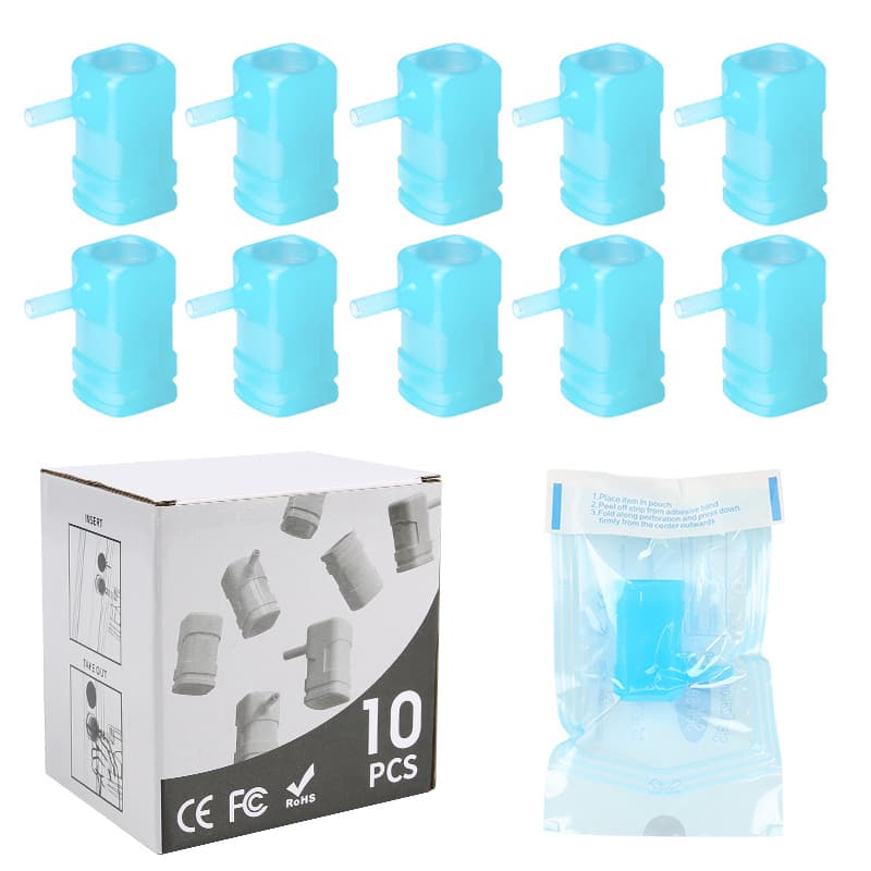 Tattoo needle washer needle tip consumables replaceable cleaning heads 10 pcs/box beauty tool accessories