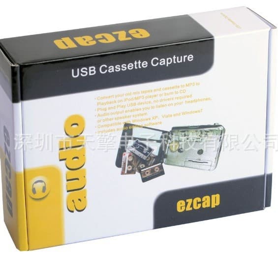 Nostalgic tape player to MP3 Cassette Capture to MP3 cassette player