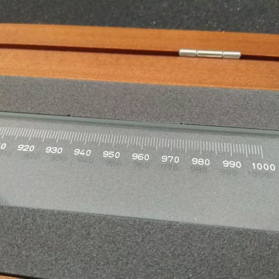 Japanese Mitutoyo glass linear scale standard reference scale 0-1000MM, high precision
