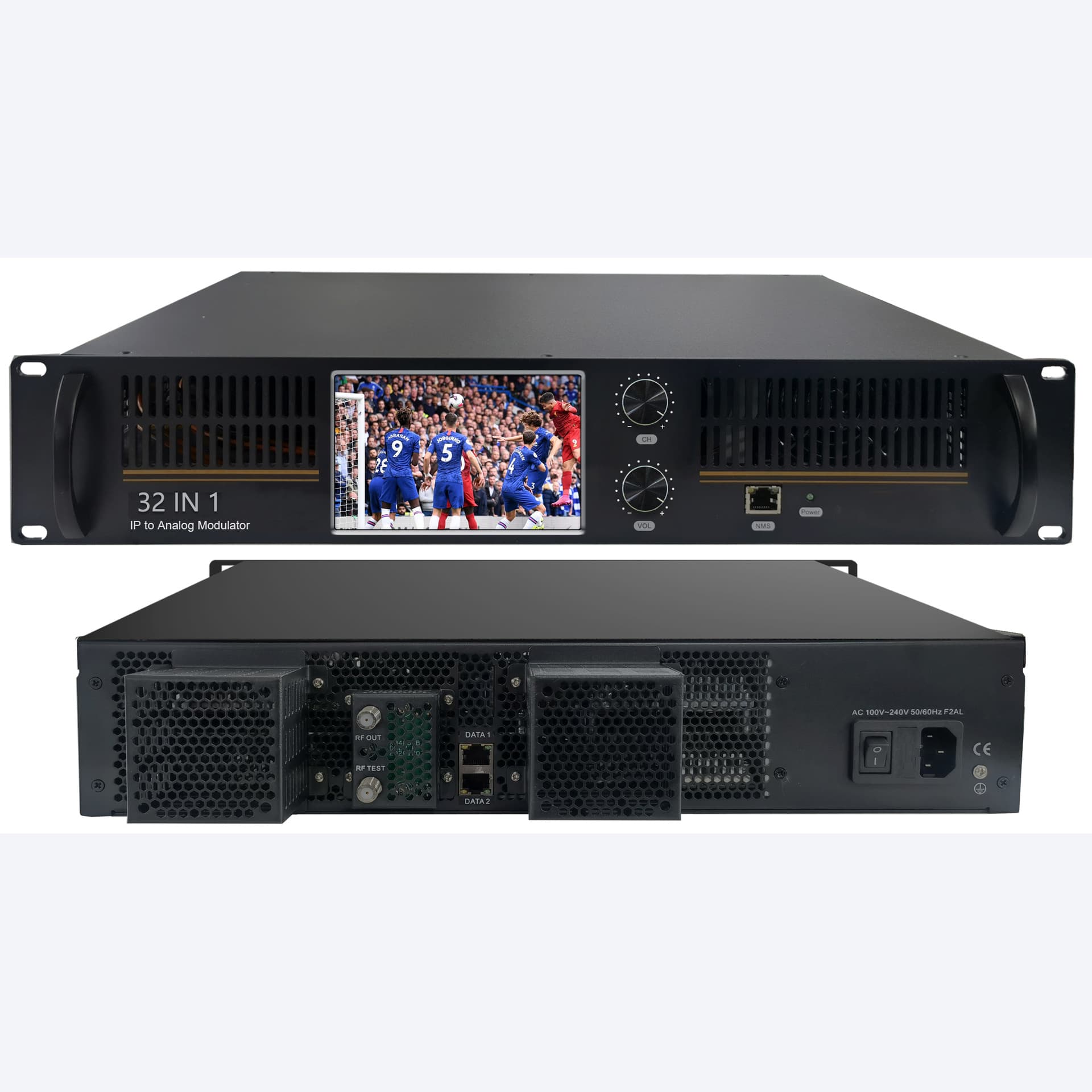 IP to Analog Modulator DSM2500C 64in1 with LCD
