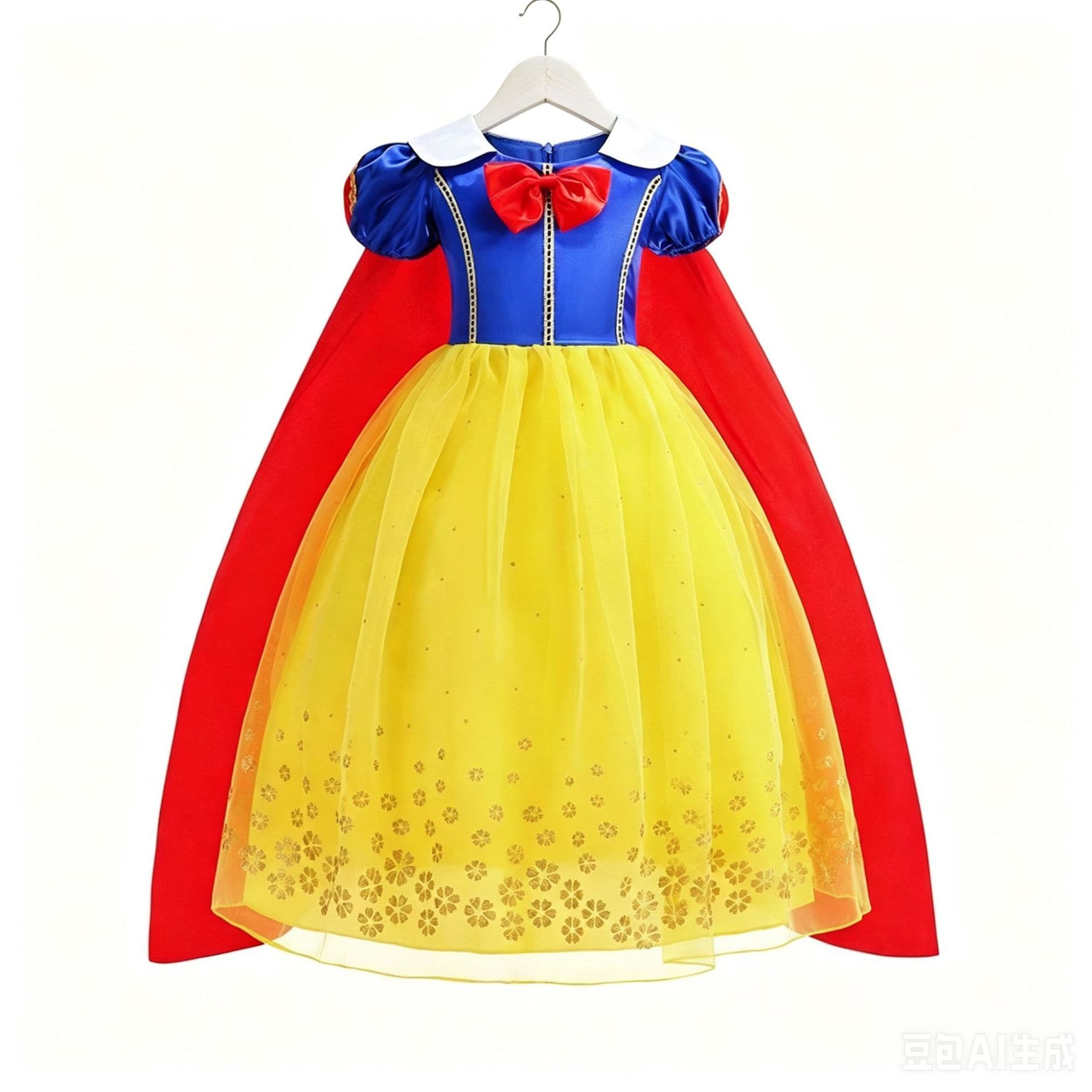 Halloween Snow White Christmas Dress Girls Gown Cosplay Costume Role Play Outfit