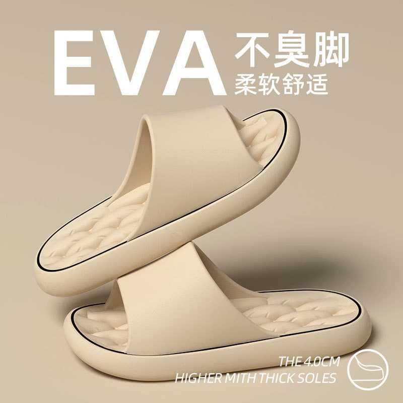 EVA Slippers Women Summer Hot Sale Sandals Couples Indoor Bathroom Shower Waterproof Non-Slip Flip Flops Men
