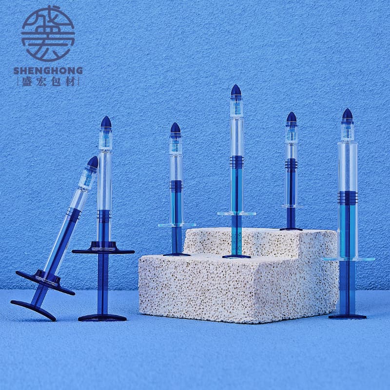Spot blue water light needle 1/2/5/10ml smear bullet water light needle packaging material 3ml buckle needle tube