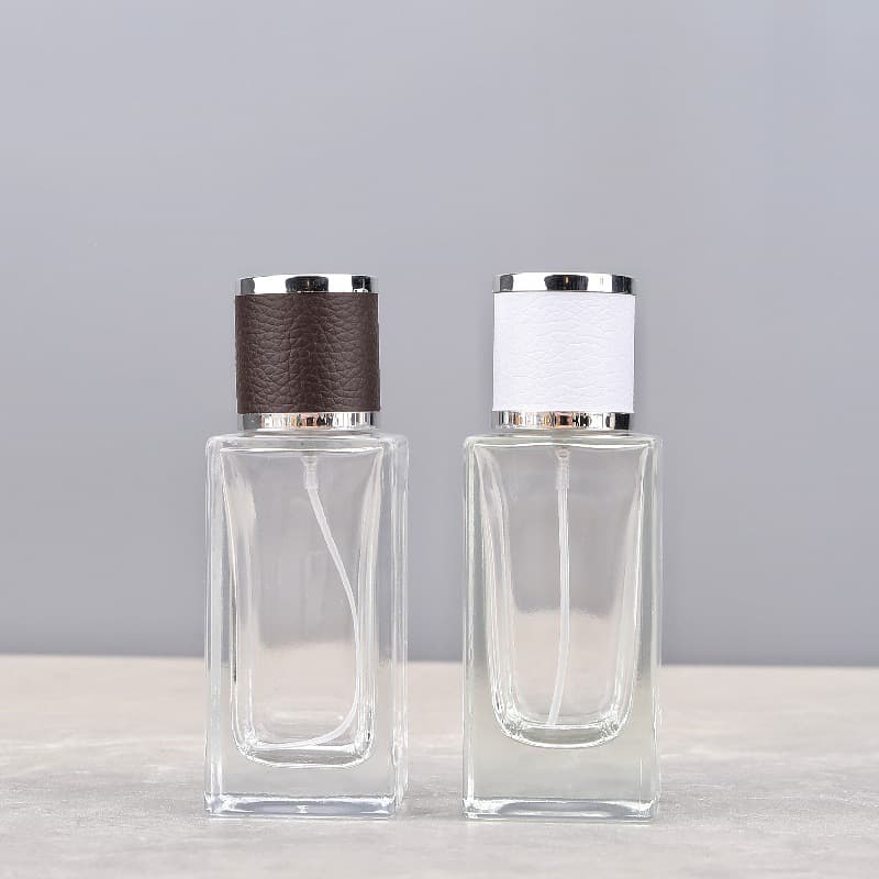 F094E- Factory Direct 30ML 50ML Square Perfume Refill Bottle, Screw Cap Glass Spray Sample Bottle