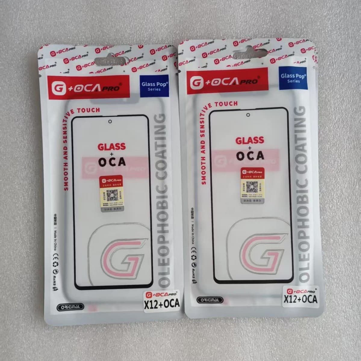 Samsung OCA cover glass for LCD screens compatible with G+ cover glass S25+/Quantum5