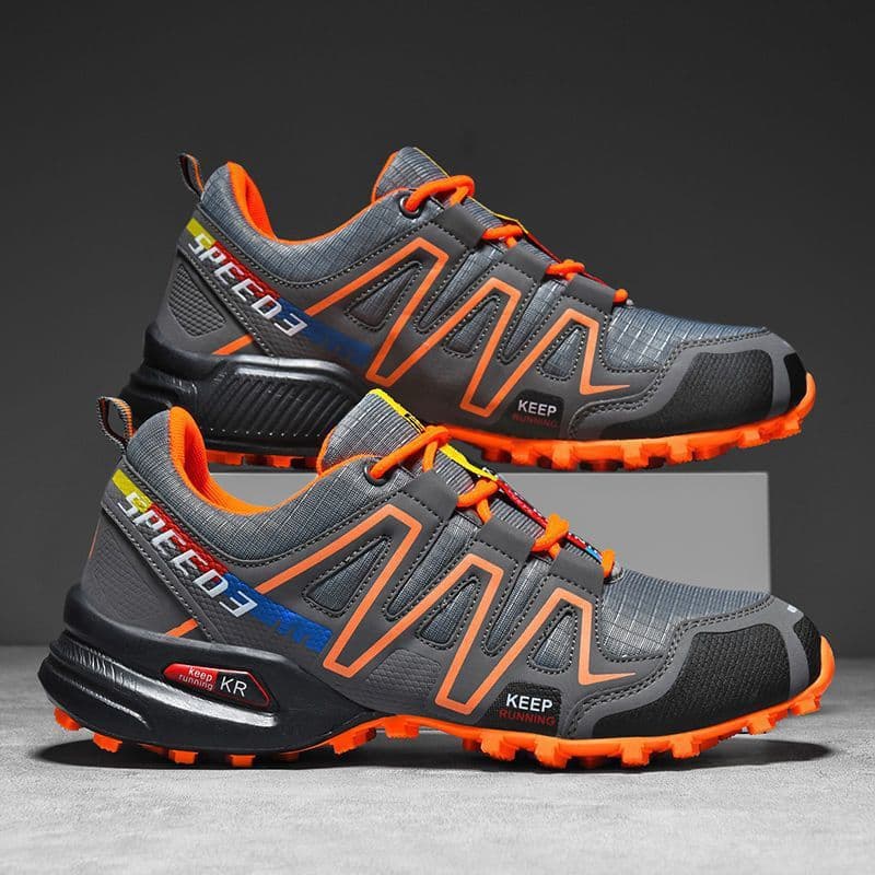 Cross-border Trade Men's Outdoor Trail Running Shoes Solomon Hiking Shoes Trekking Shoes Breathable Large Size Men's Shoes