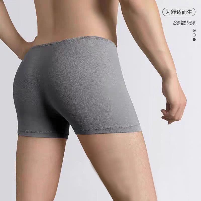 Disposable Boxer Briefs for Men, Cotton Feel, Sterilized, Daily Disposable, No Wash Needed, Travel & Business Trip, Individually Wrapped, Portable