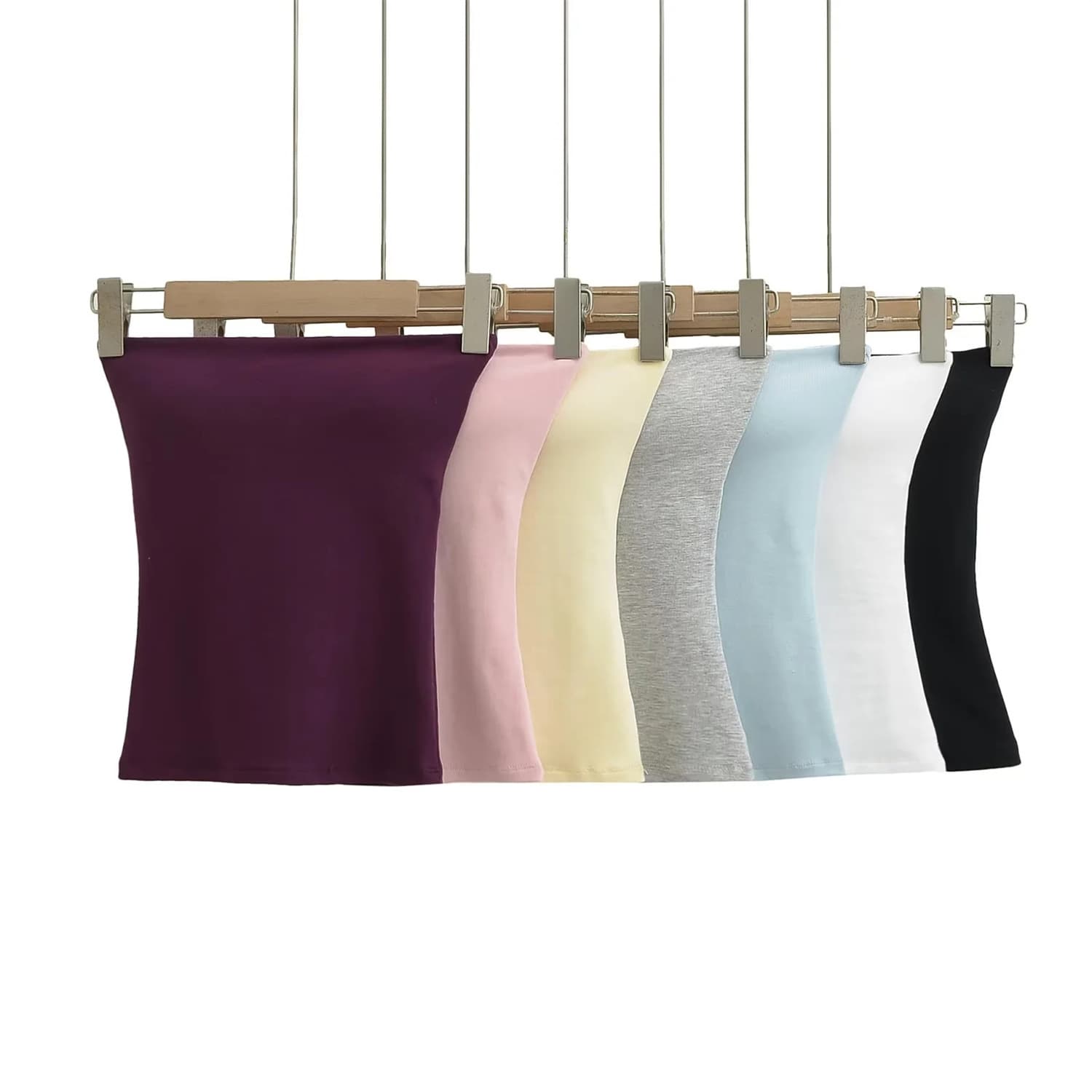 Sexy Women's Camisole with Built-in Pads 2025 New Slim Fit Versatile Outerwear Tight Base Top