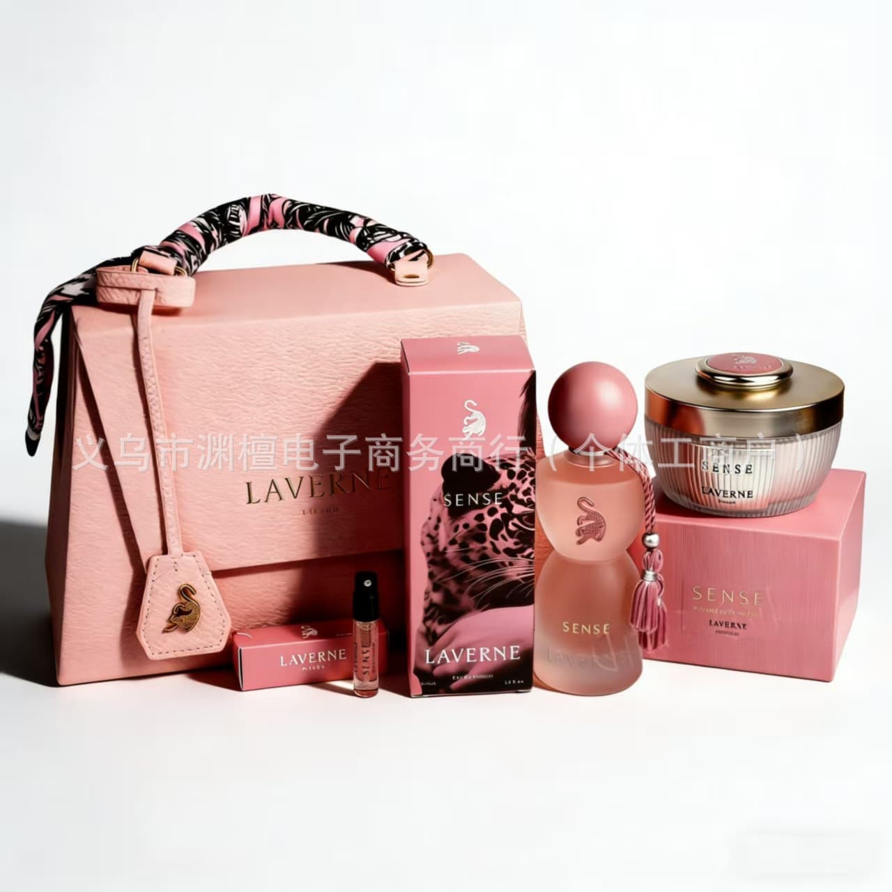 Cross-border Wholesale Leopard Print Laverne Gift Box Set Women's Perfume Middle Eastern Fragrance Long-lasting Scent