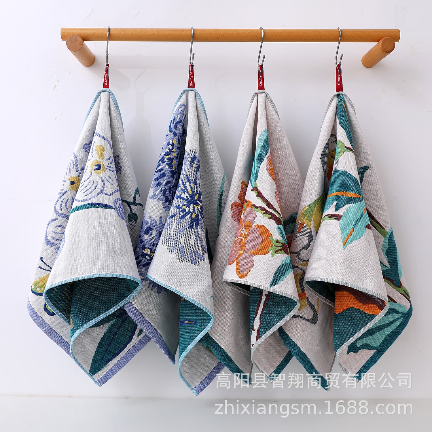 Zhiyang Towel Floral Creative Gauze Children's Towel Baby Face Towel Full Moon Party Favor Children's Towel Wholesale