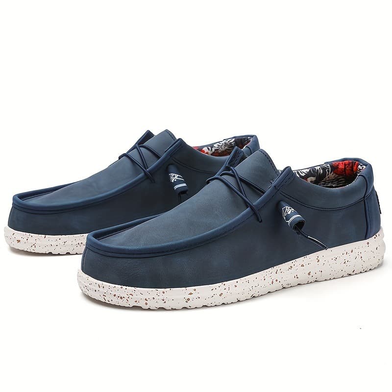 Cross-border Men's Loafers Slip Ons Casual Comfortable Elastic Design