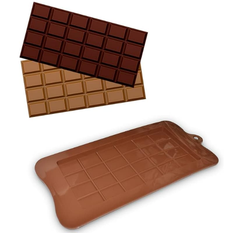 Detachable Chocolate Mold, Food-Grade Non-Stick Silicone Protein and Energy Bar Mold