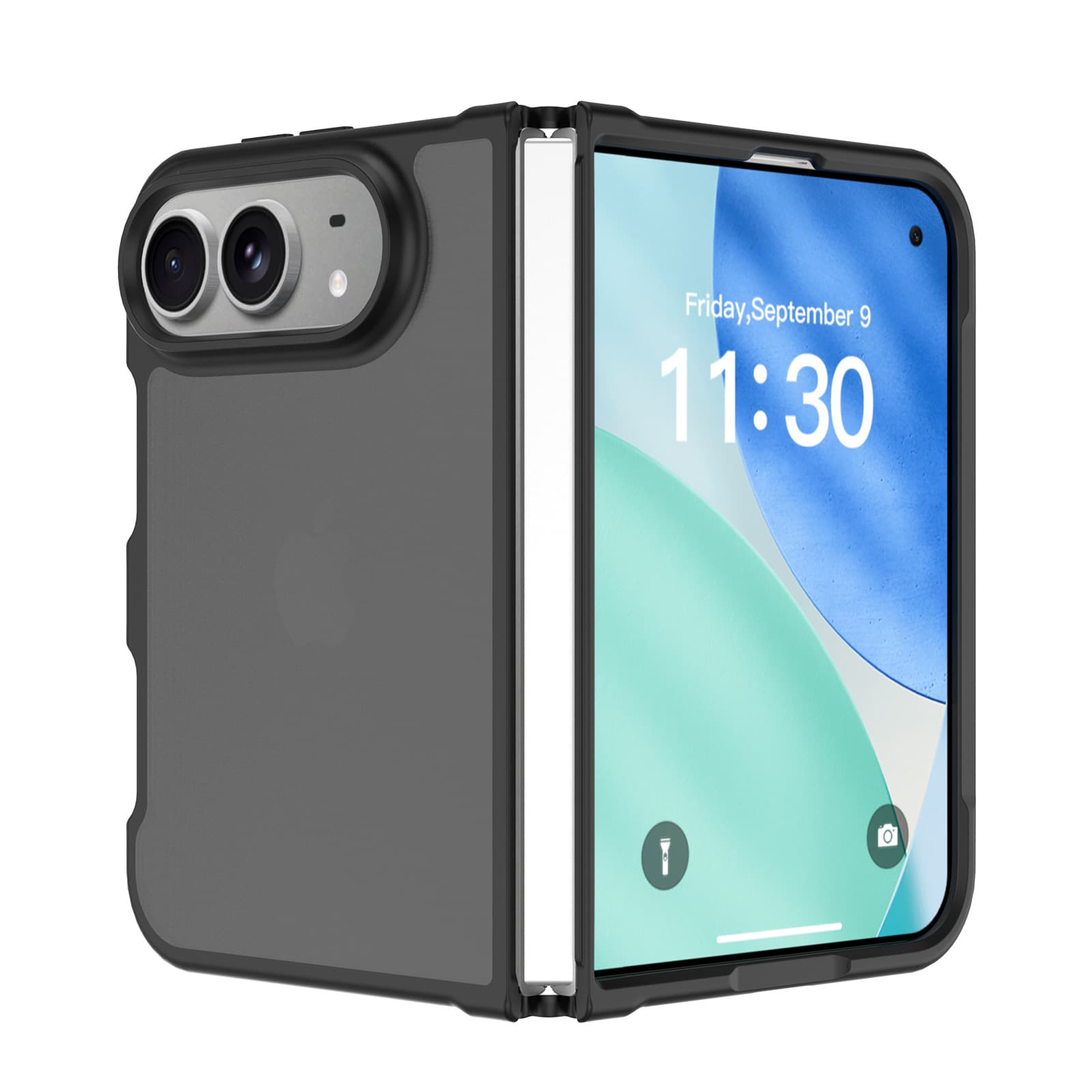 Cross-border new product Apple 18fold magnetic phone case, skin-sensitive magnetic stand, anti-fall 18fold phone case protective cover