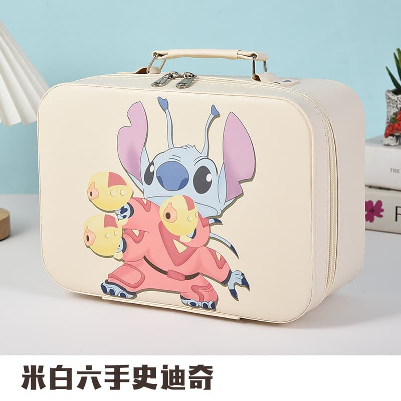 Cartoon Sanrio Cosmetic Bag Portable Large Capacity Handbag Makeup Case Gift Card Storage Custom Pattern