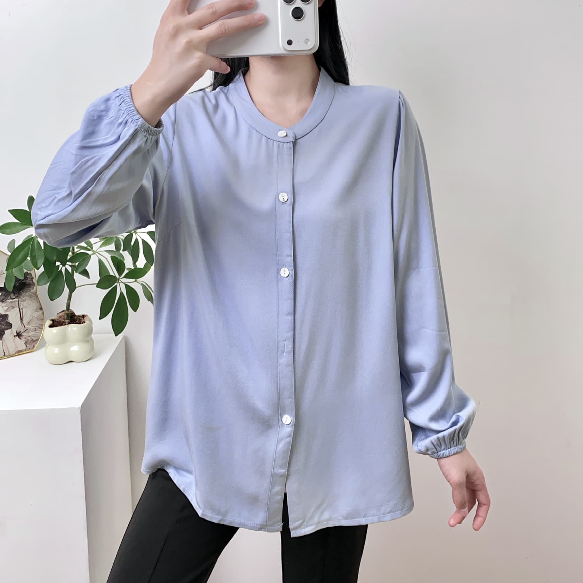 Cotton Silk Long-Sleeve Sun Protection Shirt for Women, Summer Artificial Cotton Jacket, Air-Conditioning Cardigan, Button-Up T-Shirt, Plus Size Sunscreen Shirt