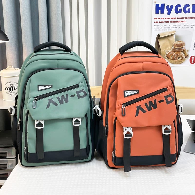 Korean style cute backpack for girls, junior high school students, high-value, niche, large capacity, multi-layered, lightweight backpack for college students