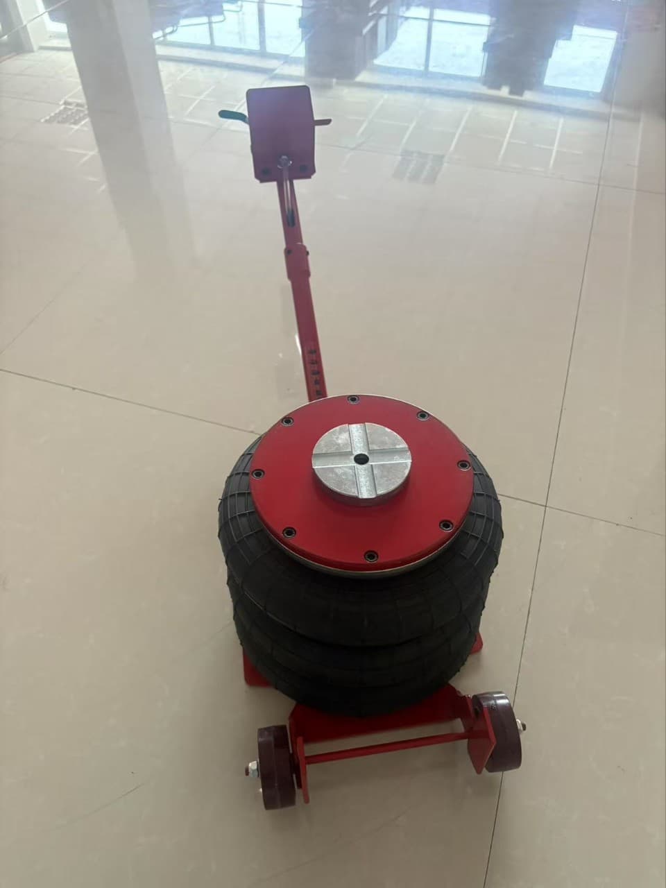 Hongma 5 Ton Air Bag Jack Folding Portable Horizontal Inflatable Straight Handle Air Bag Jack for Lifting and Maintenance