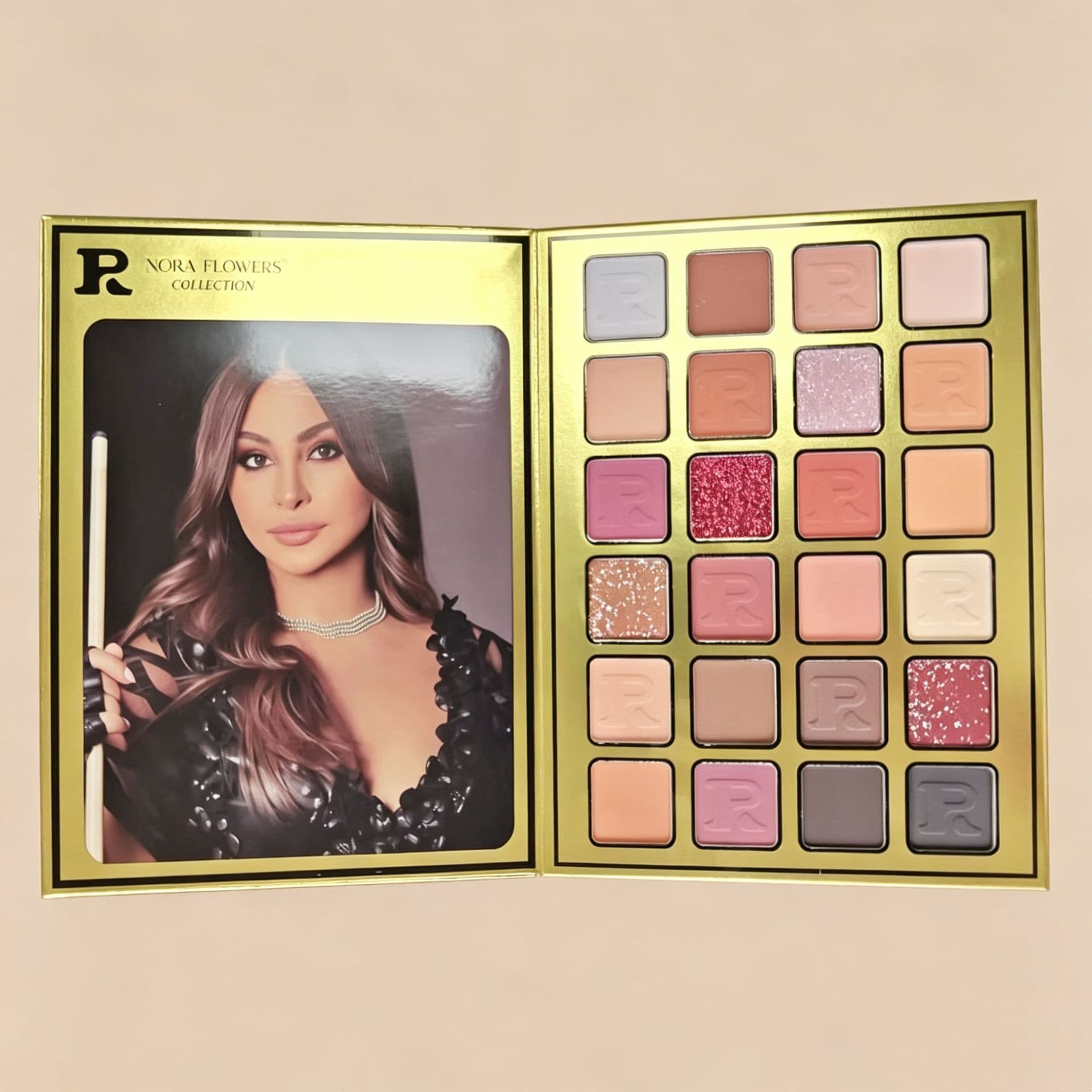 New book-style full makeup palette, multi-color combination makeup book, full set of makeup for beginners, cross-border supply