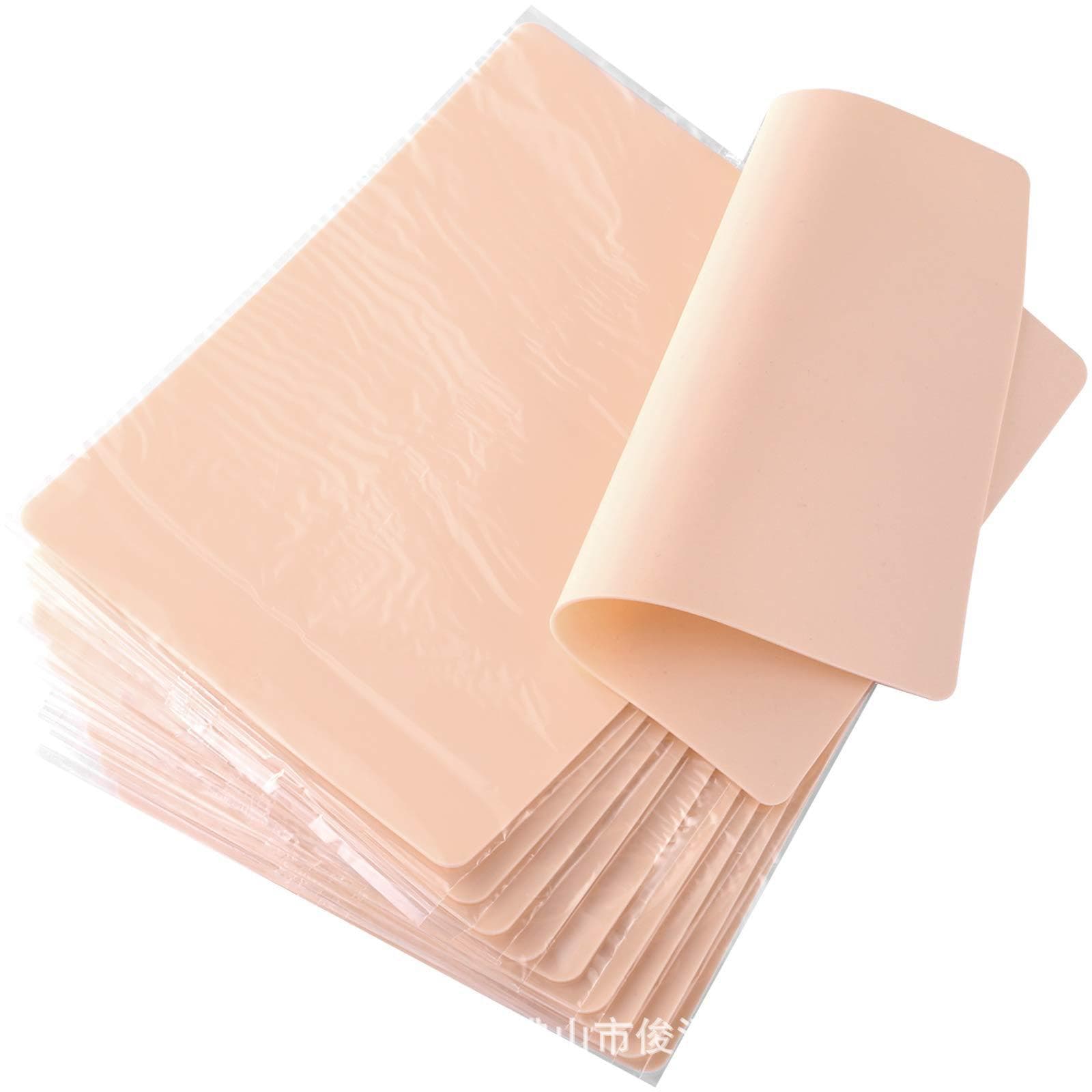 Blank Tattoo Practice Skin Pink Silicone Skin Tattoo Practice Skin Silicone Practice Skin Small Size Skin Tone Practice Skin