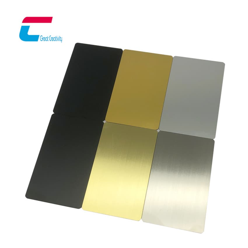 rfid stainless steel card high-end metal card ntag213 social business card NFC business card metal chip