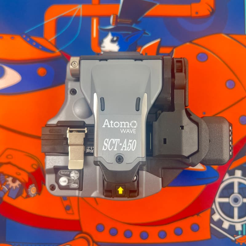 AtomoWAVE SCT-A50 Fiber Cleaver CT50 Cleaver Same Performance Bluetooth Cleaver Made by Fujikura