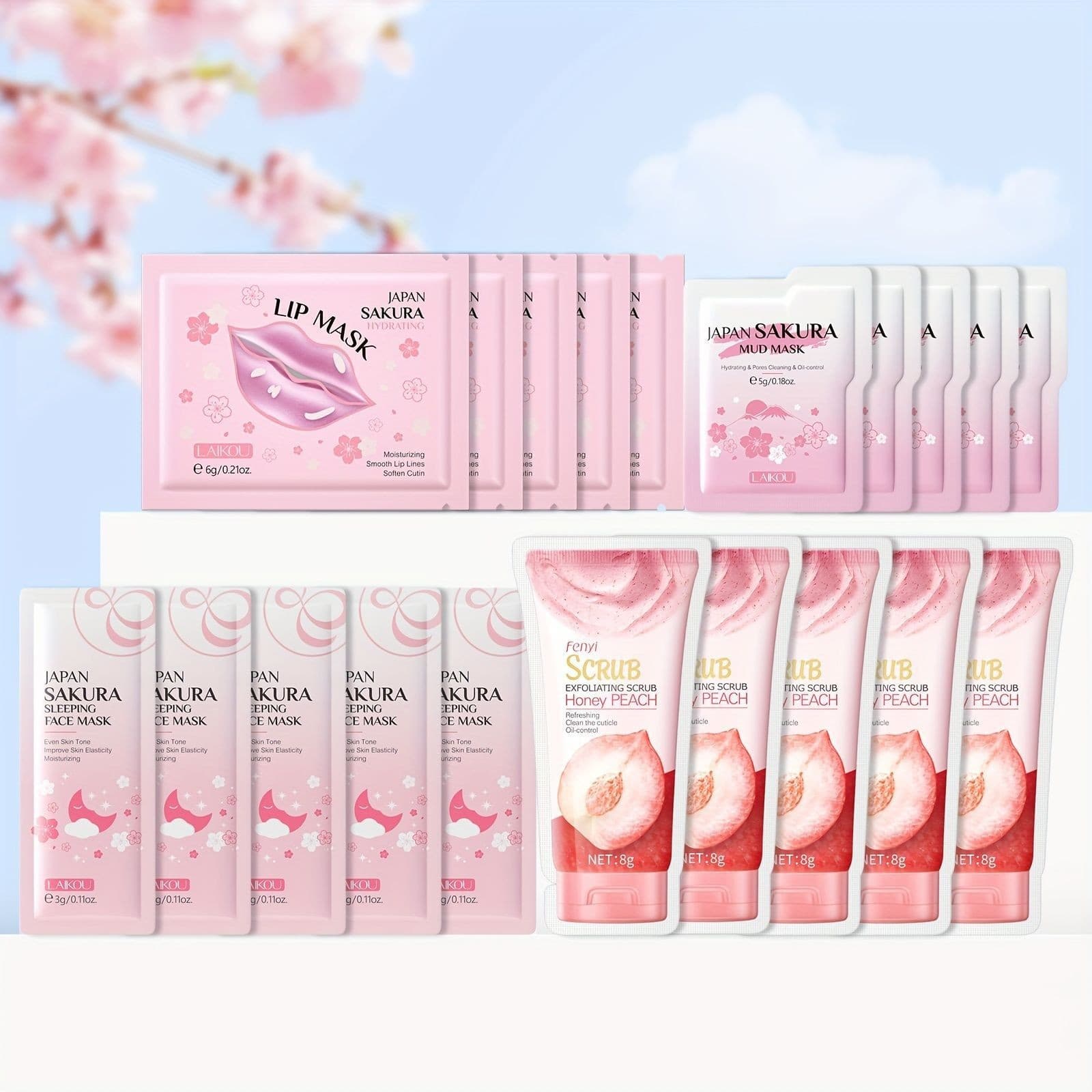 Cross-border LAIKOU FENYIQUIYUM Combination Set Accessories Sample Free Combination Matching Universal Gift Box