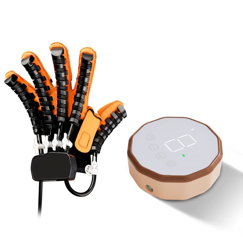 Factory wholesale electric smart robot gloves five-finger finger trainer hand massage instrument cross-border