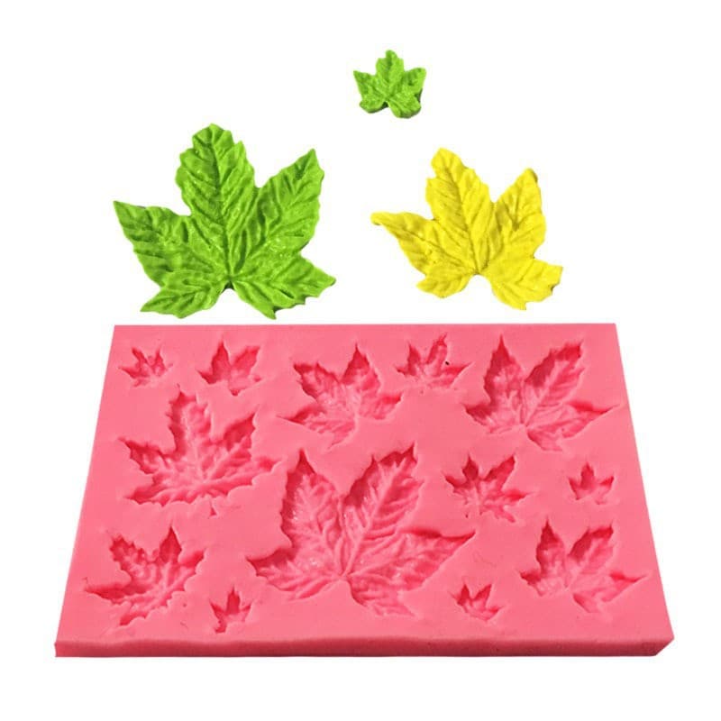 Various Leaf Shape Silicone Mold, Leaf Chocolate Mold, Fondant Cake Decoration Mold
