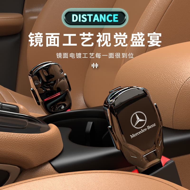 Cross-border Customizable LOGO Car Safety Plug with Sleeve Bayonet Extension Socket Car Pick Card Mirror