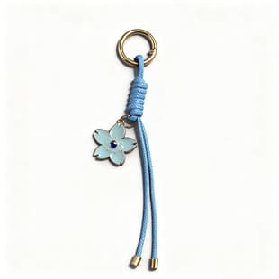 New Design Premium Fashion Dopamine Color Phone Accessory Leather Keychain Decorative Phone Lanyard